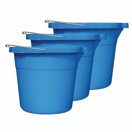 S.M. ARNOLD Multi-Purpose Bucket, Blue, 12 Quart, 3PK 85-997